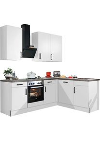 Wiho-Küchen wiho Küchen , Winkelküche »"Simi", mit verstellbaren Füßen, wahlweise mit E-Geräten, « Soft-Close-Funktion in Schubkästen & Auszügen, Stellbreite...