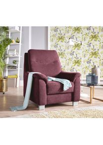Sit & More sit&more , Sessel »Boccaccio«, inklusive Federkern und Kopfteilverstellung , chianti