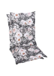 GO-DE, Sesselauflage &raquo;Sesselauflage hoch&laquo;, grau, Baumwolle, B/H/T: 50 cm x 120 cm x 48 cm, grau