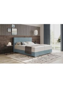 Mr. Couch , Boxbett &raquo;Stratus 2&laquo; inkl. Bettkasten und Matratze , Savona 25 blue