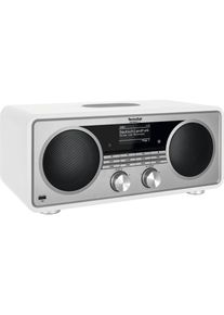 Technisat , Internet-Radio »DIGITRADIO 602«, (Bluetooth-WLAN Digitalradio (DAB+)-UKW mit RDS 70 W), Stereoanlage, CD-Player , Weiß/Silber
