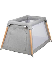 BABYGO , Baby-Reisebett »Groovy, grau melange«, mit Seiteneingang , Grey Melange