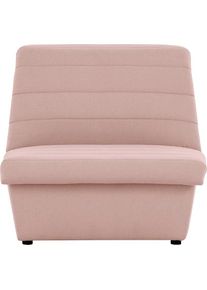 LOOKS by Wolfgang Joop, Sessel &raquo;LOOKS VIII&laquo; Quersteppung, ohne Armlehnen, in zwei verschiedenen Gr&ouml;&szlig;en, rosa, 100% Polyester, Feinstruktur weich, rosa