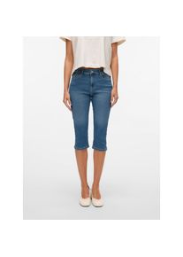 Véro Moda Vero Moda , Caprijeans »VMELLY MR KNICKERS DNM MIX NOOS« , Medium Blue Denim , N-Gr , S (36) -N-Gr , S (36) , Kurze Capri Jeans von Vero Moda