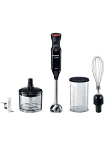 Bosch , Stabmixer »MS61B6170«, 1000 W, extra leichte, 12 Stufen, inkl. Zerkleinerer, Messbecher, Schneebesen , piano black