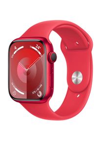 Apple , Smartwatch »Watch Series 9 Aluminium«, (4,5 cm / 1.8 Zoll), Watch OS 10, Sport Band , Rot/Rot