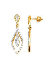 Lady , Damen , Paar Creolen , silber vergoldet 925