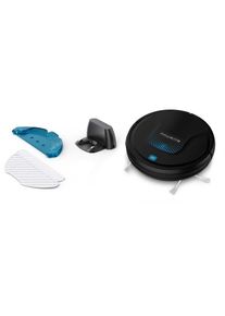 Rowenta , Saugroboter »RR8275 X-Plorer Serie 45 Aqua«, zentrale Bürste, Saugen & Wischen, 150 Min. Laufzeit, 90m² , schwarz