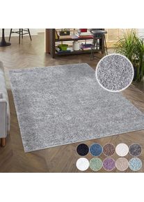 Carpet City, Hochflor-Teppich &raquo;City Shaggy&laquo; rechteckig 30 mm H&ouml;he Auch als L&auml;ufer, Langflor, Uni, Shaggy, flauschig-weich, grau, Polypropylen, B : 200