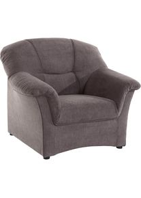 DOMO collection , Sessel »Sarafina«, wahlweise mit Federkern , stone