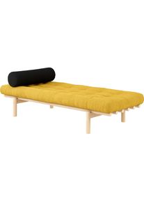 Karup Design, Daybed &raquo;Next&laquo; aus massiven Kiefernholz, inkl. Futonmatratze und Kissen, Schatz + Klarlackiert kieferholz, Gestell: Natur, Schatz + 