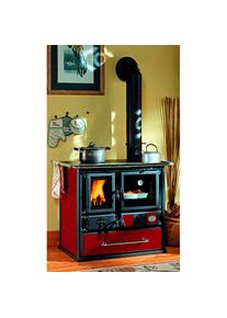 La Nordica, Festbrennstoffherd &raquo;&raquo;ROSA&laquo;&laquo;, anthrazit, Zugelassener Brennstoff: Scheitholz