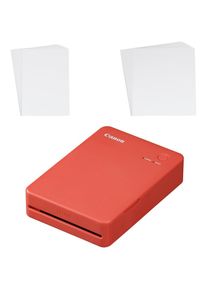 Canon , Fotodrucker »SELPHY QX20« , rot , WLAN - Einfache Verbindung des Druckers mit dem Smartphone