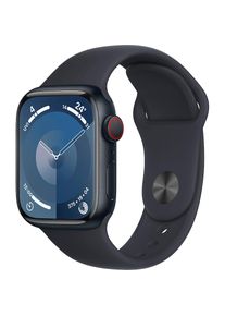 Apple , Smartwatch »Watch Series 9 Aluminium«, (4,1 cm / 1,61 Zoll), Watch OS 10, Sport Band , Mitternacht/Mitternacht