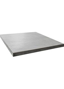 Optifit , Arbeitsplatte »Luzern« 38 mm stark, Tiefe 60 cm, große Auswahl an Breiten , oxid grau