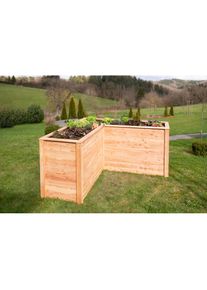 50NRTH, Hochbeet &raquo;L&auml;rchenholz Hochbeet &raquo;Klassik L 170&laquo;&laquo; Eckhochbeet, Natur, natur, Holzwerkstoff, B/H/T: 170 cm x 84 cm x 170 cm, natur