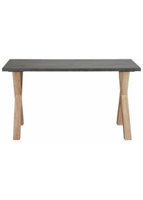 M&auml;usbacher M&auml;usbacher, Schreibtisch &raquo;Mio&laquo;, eichefarben + graphit, B/H/T: 140 cm x 75 cm x 70 cm, eichefarben + graphit