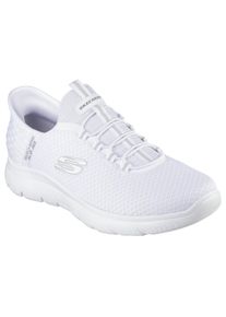 Skechers, Herren, Slip-On Sneaker &raquo;SUMMITS-HIGH RANGE&laquo; , Freizeitschuh mit Slip Ins-Fersenpart f&uuml;r einen leichten Einstieg, wei&szlig;, 47,5, wei&szlig;, Mit Slip