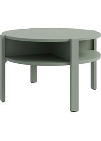 FORTE, Beistelltisch &raquo;Tobago&laquo; Durchmesser ca. 74, 5 cm, Salbei, Salbei, zeitloses Design