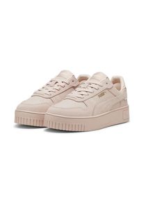 Puma , Sneaker »CARINA STREET SD« , Rose Quartz-Rose Quartz-Puma Gold , 38 , 38 , Obermaterial aus Vollleder mit perforiertem Schuhblatt und Puma...