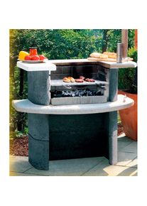 Buschbeck , Holzkohlegrill Grillbar Rica , anthrazit