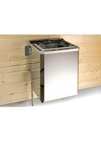 Weka, Bio-Saunaofen inkl. Saunasteine, silberfarben, silberfarben