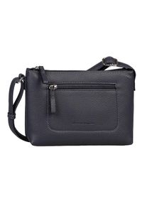 Tom Tailor , Umhängetasche »Elis« aus weich gekörntem Lederimitat auffällige Ziernaht und feinem Logo , blau