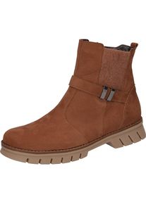 Waldläufer Waldläufer , Chelseaboots »H-XARA«, Schlupfboots, Stiefelette, Blockabsatz, Bequemweite G (=weit) , hellbraun , 8 (42) , 8 (42) , Chelseaboots mit...