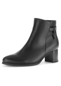 Gabor , Stiefelette, Blockabsatz, Ankleboots, Businesschuh, Best Fitting-Ausstattung , schwarz , 36 , 36 , Stiefelette mit dekorativem Zierriemchen