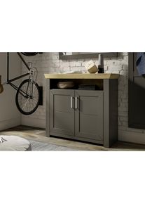 set one by Musterring , Kommode »GA York Typ 02« , Grau Anthrazit / Eiche Artisan