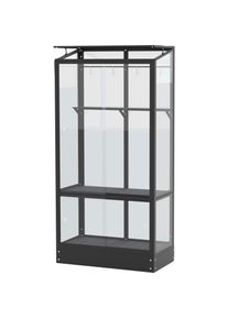 Vitavia, Gew&auml;chshaus &raquo;Stad Balkongew&auml;chshaus&laquo; Balkongew&auml;chshaus inkl. Boden und Regal, schwarz, B/H/T: 81,2 cm x 165,5 cm x 42,8 cm, schwarz