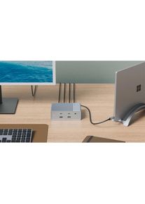 Targus , Laptop-Dockingstation »HyperDrive Universal GEN2 15-in-1 USB-C Triple Video Dock« , Silber , Treiberloses Plug & Play
