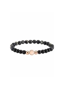 Liebeskind Berlin , Damen,Jugendliche , Armband »Schmuck Geschenk Armkette Zugarmband« mit Edelsteinen , schwarz-roségoldfarben-grau + schwarz-grau...