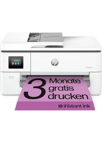 HP , Multifunktionsdrucker »OfficeJet Pro 9720e A3«, 3 Monate gratis Drucken mit Instant Ink inklusive , weiß , Mit HP+ 3 Probemonate HP Instant...