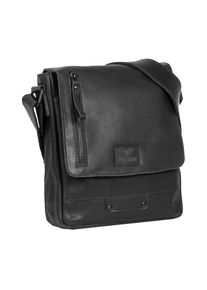 Mustang, Damen, Schultertasche &raquo;San Marino&laquo;, Black, Black, Aus Leather