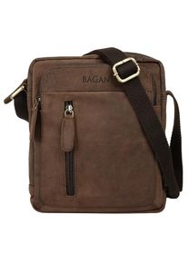 BAGAN , Umhängetasche echt Leder , braun