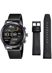 Lotus , Smartwatch »50048/1«, Armbanduhr, Herrenuhr, Edelstahlarmband, Schrittzähler, Geschenkidee , Schwarz , Modische Herrensmartwatch