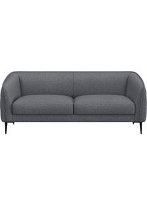 FLEXLUX, 2, 5-Sitzer &raquo;Belle Designsofa, Couch, bequem durch Kaltschaum im Sitz&laquo; Skandinavisches Design, In hochwertiger Verarbeitung, Navy Blue, 62% 