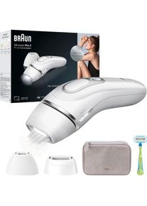 Braun , IPL-Haarentferner »Silk-Expert Pro 3 PL3133 IPL«, 300.000 Lichtimpulse, Präzisionsaufsatz und Embrace Venus Rasierer , weiß/silber ,...