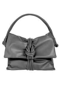 Samantha Look, Damen, Henkeltasche echt Leder, Made in Italy, schwarz, schwarz, Breite 33 cm x H&ouml;he 26 cm x Tiefe 6 cm
