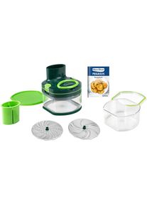 Genius , Zerkleinerer »Nicer Dicer Pegasus«, Set 12-tlg., inkl. Behälter u. Deckel , grün