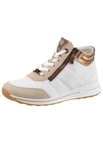 Ara , Keilsneaker »OSAKA«, Schnürboots, High Top-Sneaker, Freizietschuh in Weite G (=weit) , weiß kombiniert , 5 , 5 , Schnürboots mit beidseitigem...