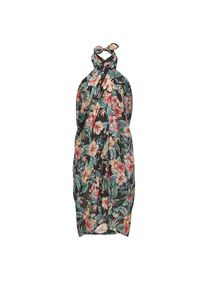 Lascana, Damen, Strandrock mit tropischem Print, schwarz bedruckt, 1, schwarz bedruckt, Idealer Begleiter f&uuml;r Strand und Pool