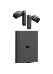 HMD, wireless In-Ear-Kopfh&ouml;rer &raquo;Amped Buds&laquo; Bluetooth Active Noise Cancelling (ANC) Rauschunterdr&uuml;ckung True Wireless, schwarz, Musikwiedergabedauer: 