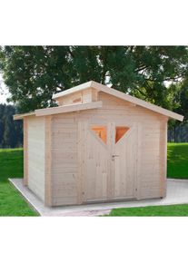 Wolff , Gartenhaus »Bornholm 40-A Typ 4« , naturbelassen