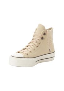 Converse, Damen, Sneaker &raquo;CHUCK TAYOR ALL STAR LIFT PLATFORM WEATHERIZED LEATHER&laquo;, MISO GLAZE/TRUFFLE/EGRET, 37, MISO GLAZE/TRUFFLE/EGRET, Cooler 