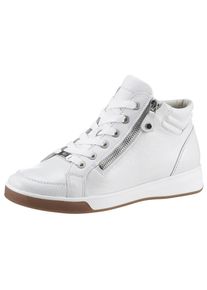 Ara, Damen, Schn&uuml;rboots &raquo;ROM&laquo; , Keilabsatz, High Top-Sneaker, Freizeitschuh in Schuhweite G = weit, wei&szlig;, 3,5 (36), wei&szlig;, Schn&uuml;rboots mit seitlichem 
