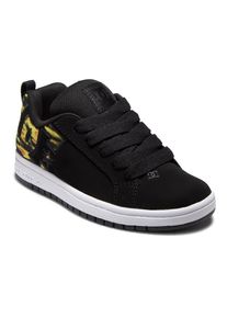 DC Shoes , Jungen,Jugendliche , Sneaker »Court Graffik« , Black/Fluorescent Yellow , 4(35) , 4(35) , Nubukleder- und/oder Lederobermaterial