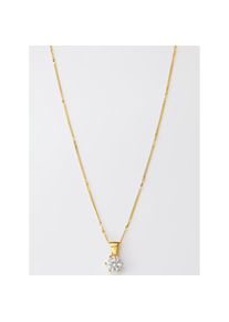 Lady , Kettenanhänger () , gelbgold 750 , 1,00 ct