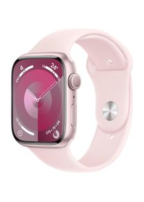 Apple , Smartwatch »Watch Series 9 Aluminium«, (4,5 cm / 1,77 Zoll), Watch OS 10, Sport Band , Rosa/Rosa